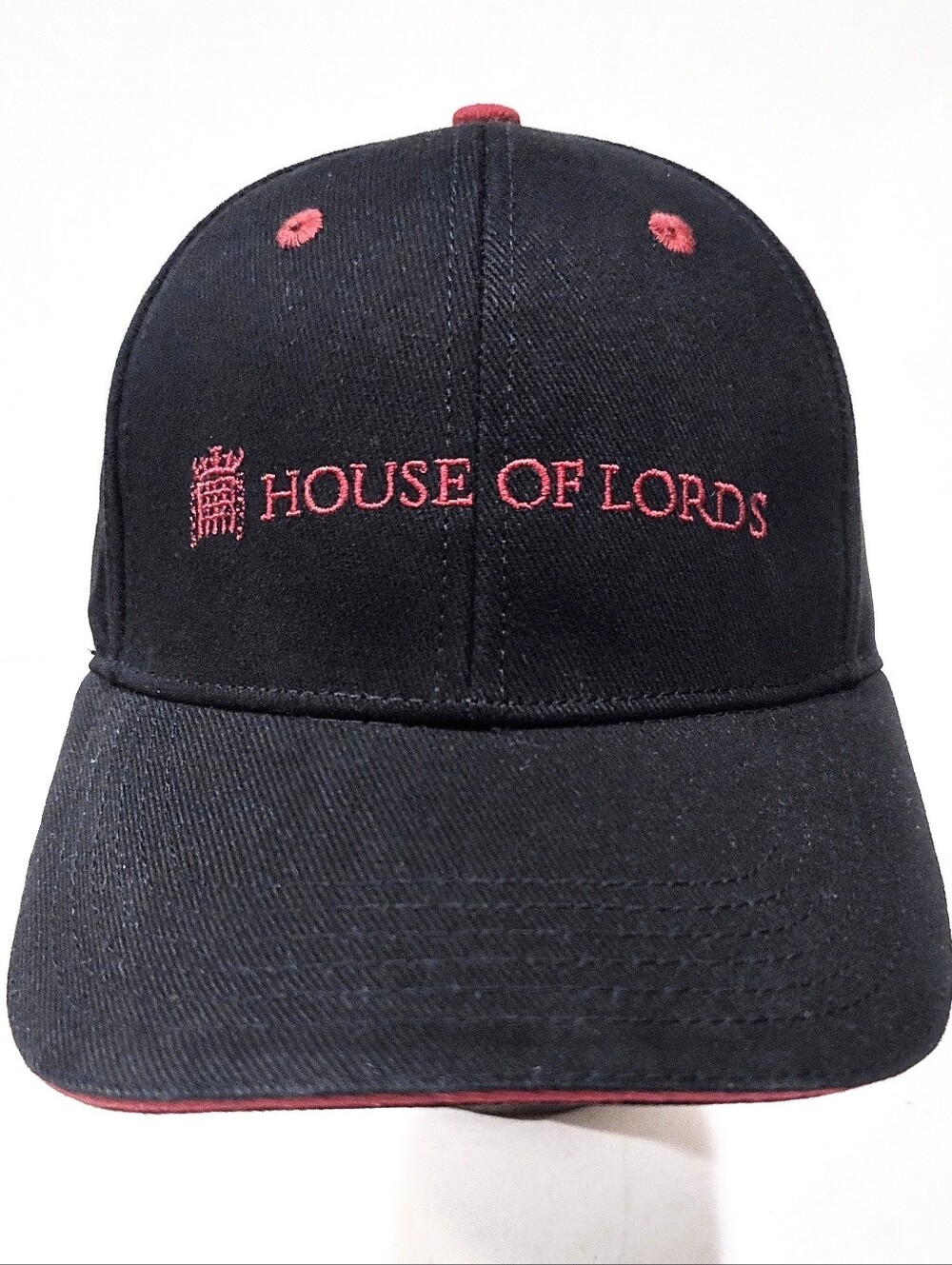 House of Lords UK Parliament Black Strapback Hat Cap NWT 100% Cotton Adjustable